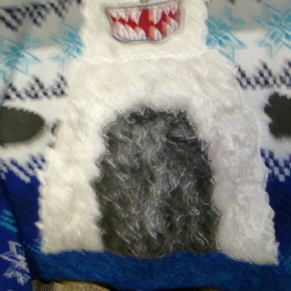 NWT Men's Hilarious Yeti M Ugly Sweater - Picture 4 of 7